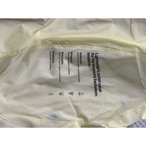 Rains Straw Yellow Loop Padded Vest, Size Medium, NWT, MSRP $250 - Picture 11 of 16